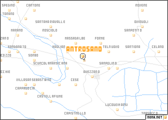 map of Antrosano