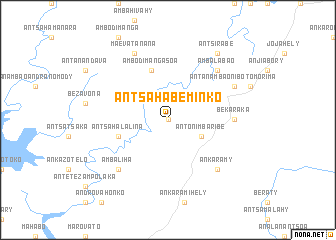 map of Antsahabeminko