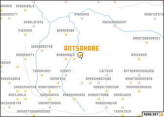 map of Antsahabe