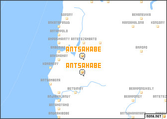 map of Antsahabe