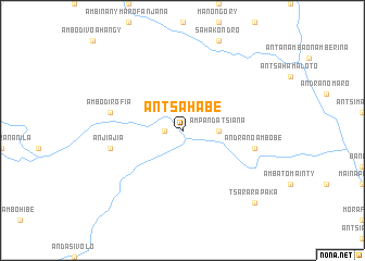 map of Antsahabe