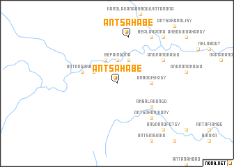 map of Antsahabe