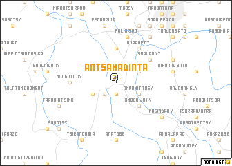 map of Antsahadinta