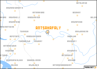 map of Antsahafaly
