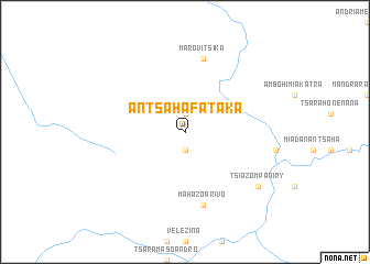 map of Antsahafataka