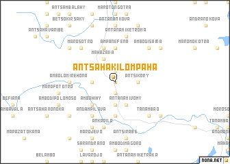 map of Antsahakilompaha