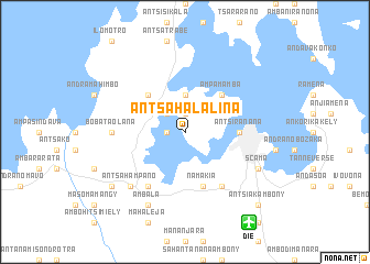 map of Antsahalalina