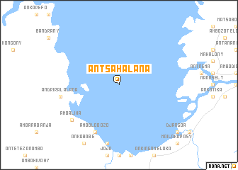 map of Antsahalana