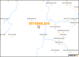 map of Antsahalava