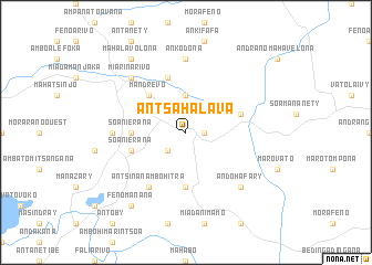 map of Antsahalava