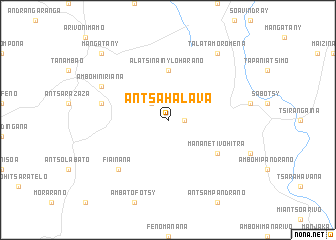 map of Antsahalava