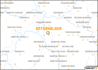 map of Antsahalava