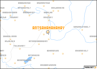 map of Antsahamahamay