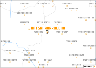 map of Antsahamaroloha