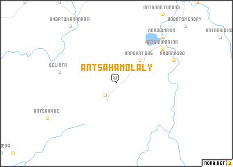 map of Antsahamolaly