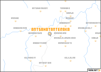 map of Antsahatanteraka
