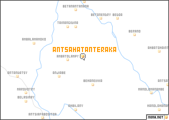 map of Antsahatanteraka
