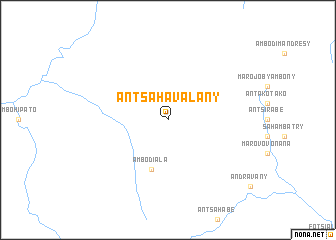 map of Antsahavalany