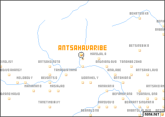 map of Antsahavaribe