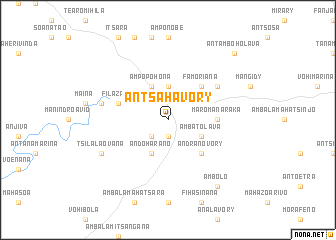 map of Antsahavory