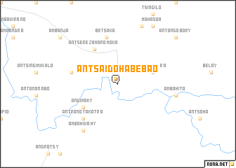 map of Antsaidoha-Bebao