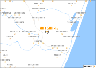 map of Antsaka