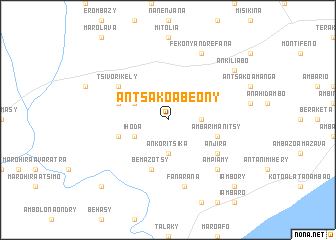 map of Antsakoabeony