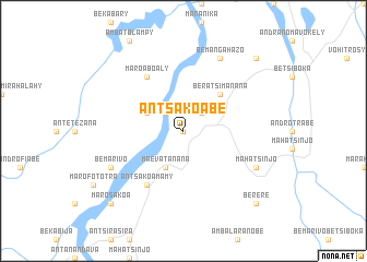 map of Antsakoabe
