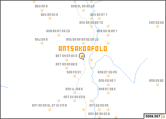 map of Antsakoafolo