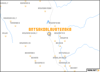 map of Antsakoalavateraka