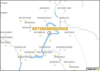 map of Antsakoamadinika