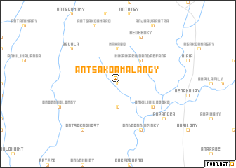 map of Antsakoamalangy