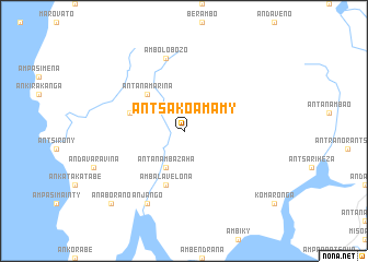 map of Antsakoamamy