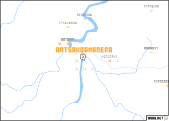 map of Antsakoamanera