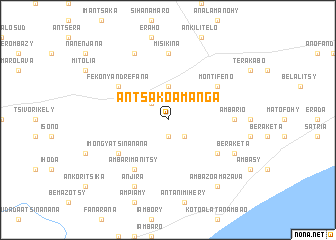 map of Antsakoamanga