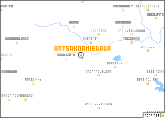 map of Antsakoamiedada