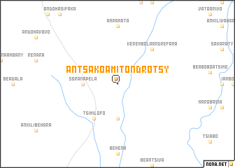map of Antsakoamitondrotsy
