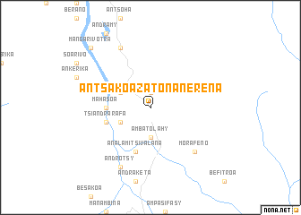 map of Antsakoazato-Nanerena