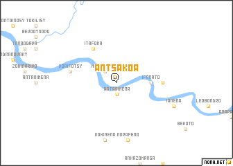 map of Antsakoa