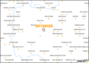 map of Antsakoa