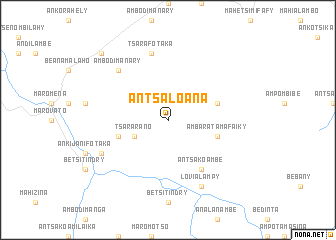 map of Antsaloana