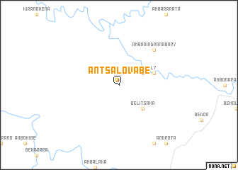 map of Antsalovabe
