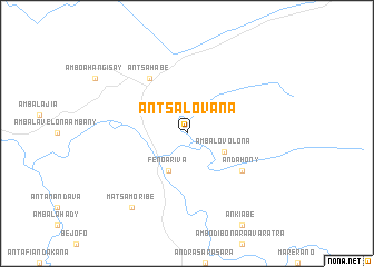 map of Antsalovana