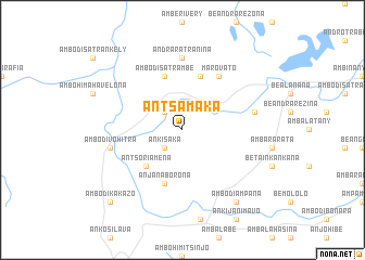 map of Antsamaka