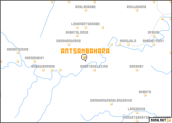 map of Antsambahara