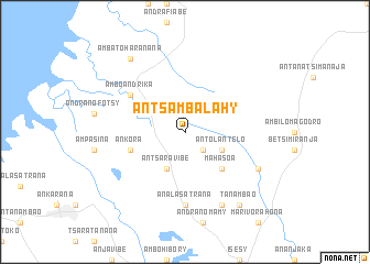 map of Antsambalahy