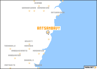 map of Antsambavy