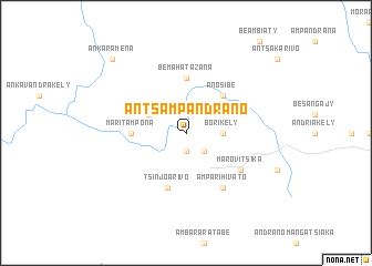 map of Antsampandrano