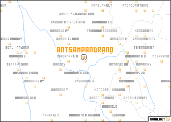 map of Antsampandrano