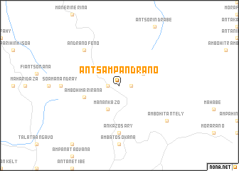 map of Antsampandrano